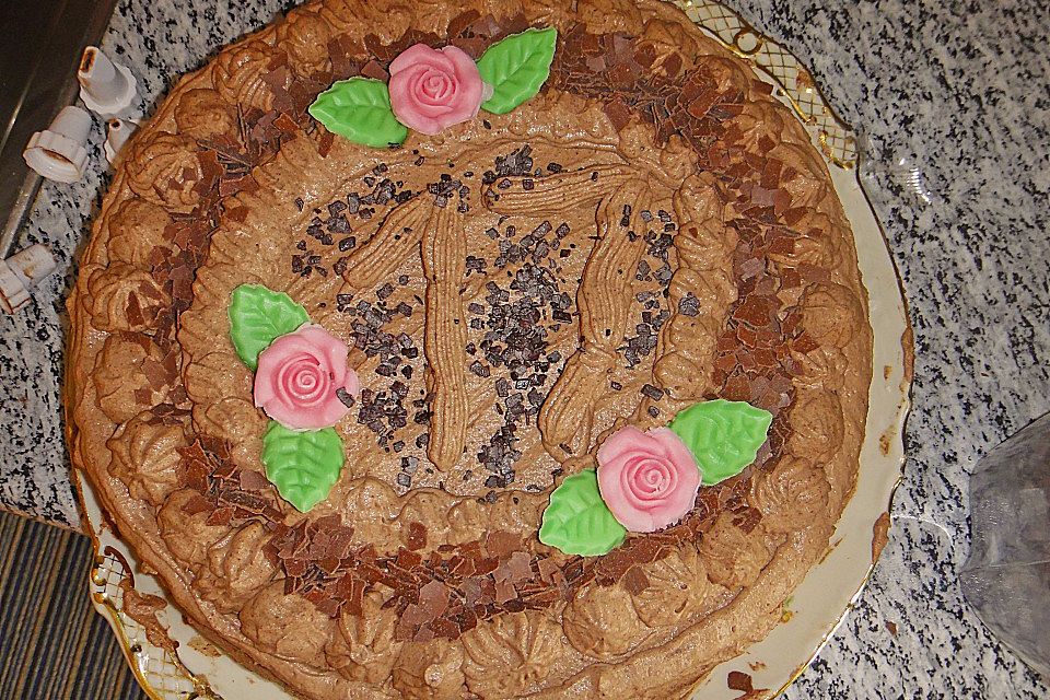 Schokoladen - Sahne - Torte