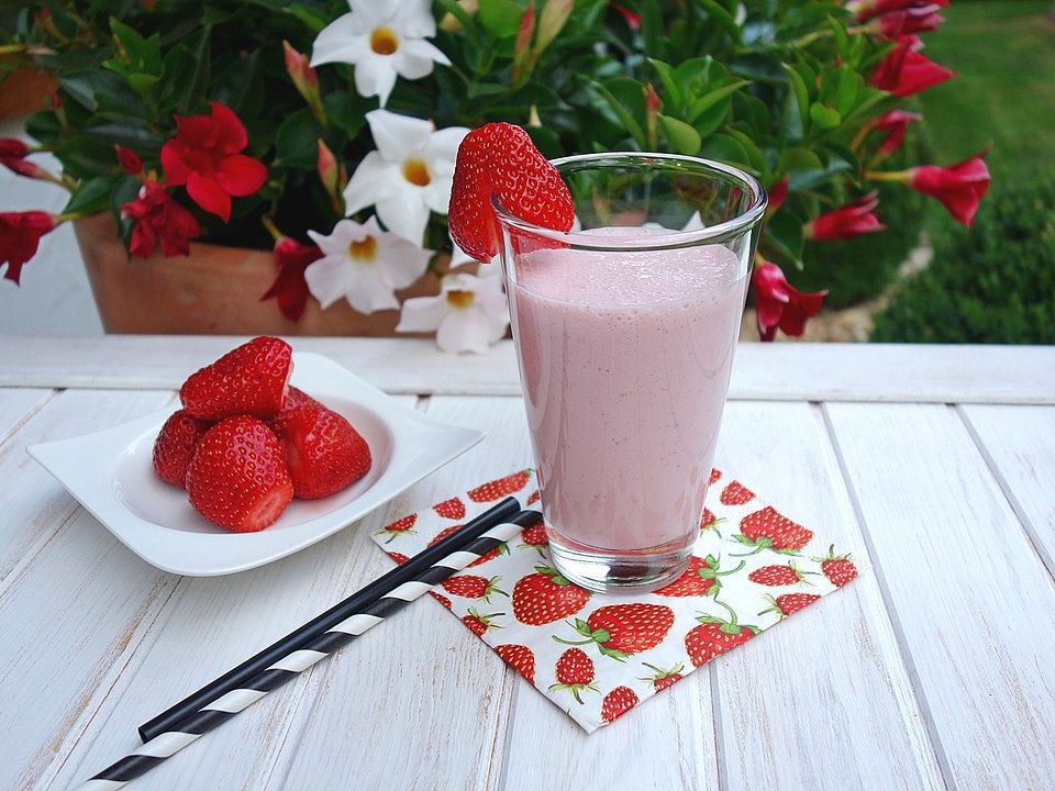 Erdbeer Milchshake von ma92 | Chefkoch