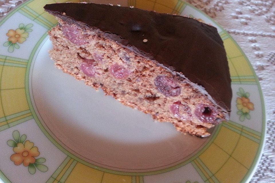 Traumhafter schwarzer Kirsch - Rum - Kuchen