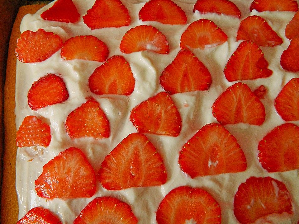 Erdbeer - Quark - Kuchen von Muckelinchen| Chefkoch