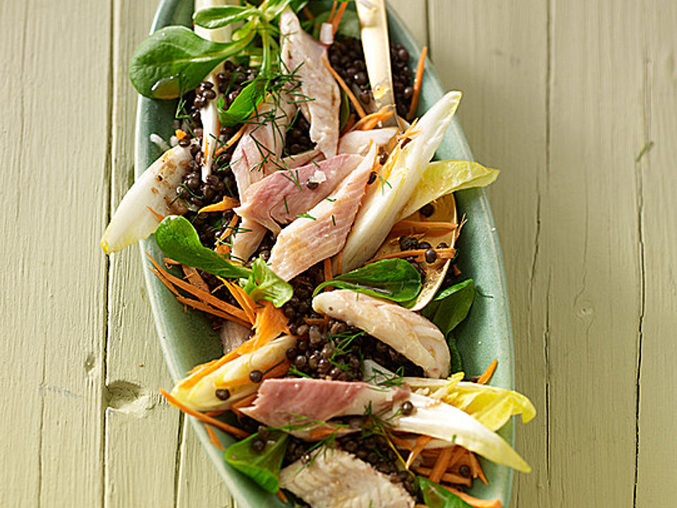 Linsensalat Mit Gerauchertem Fisch Von Dorry Chefkoch