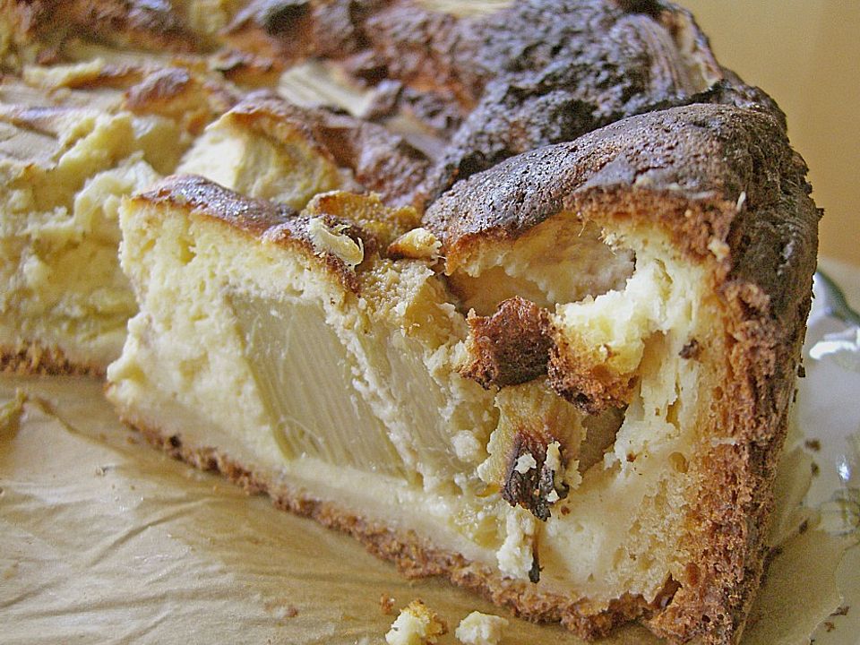 Käse - Rhabarberkuchen vom Blech | Chefkoch