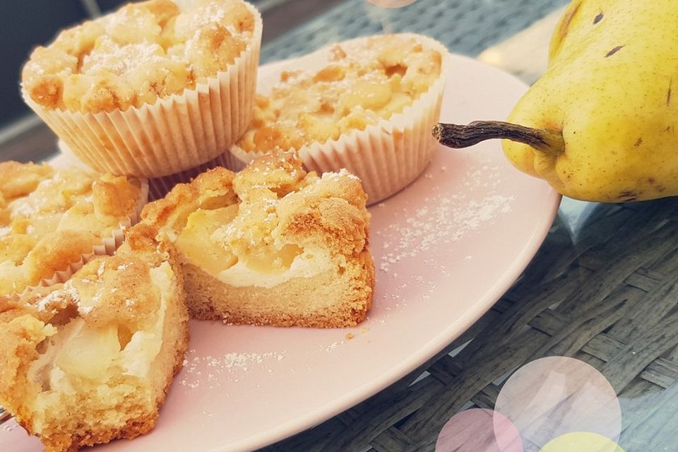 Obstkuchen mit Streuseln