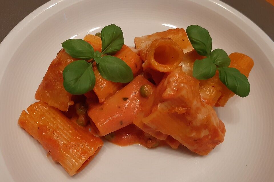 Überbackene Rigatoni