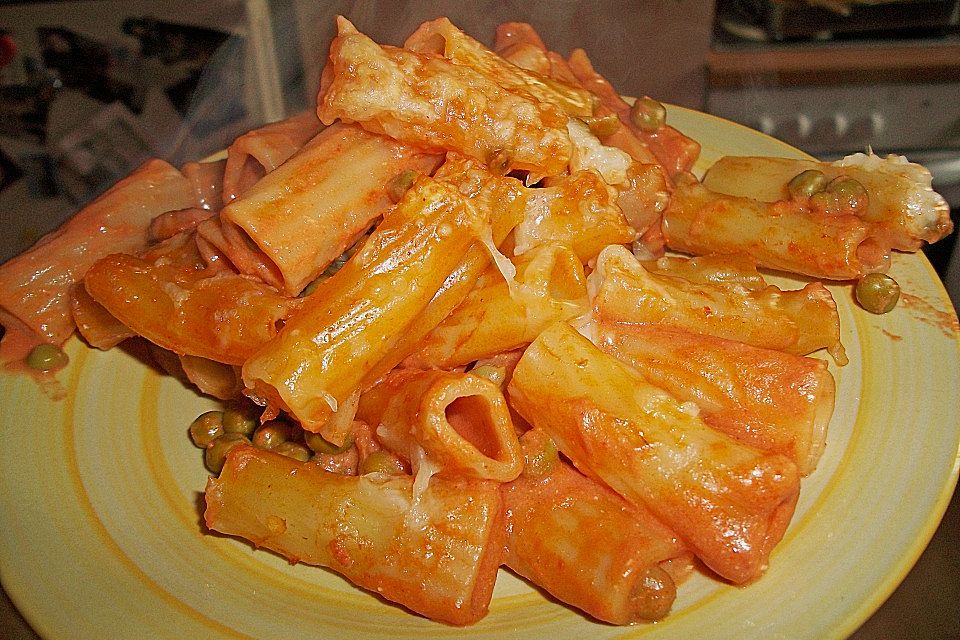 Überbackene Rigatoni