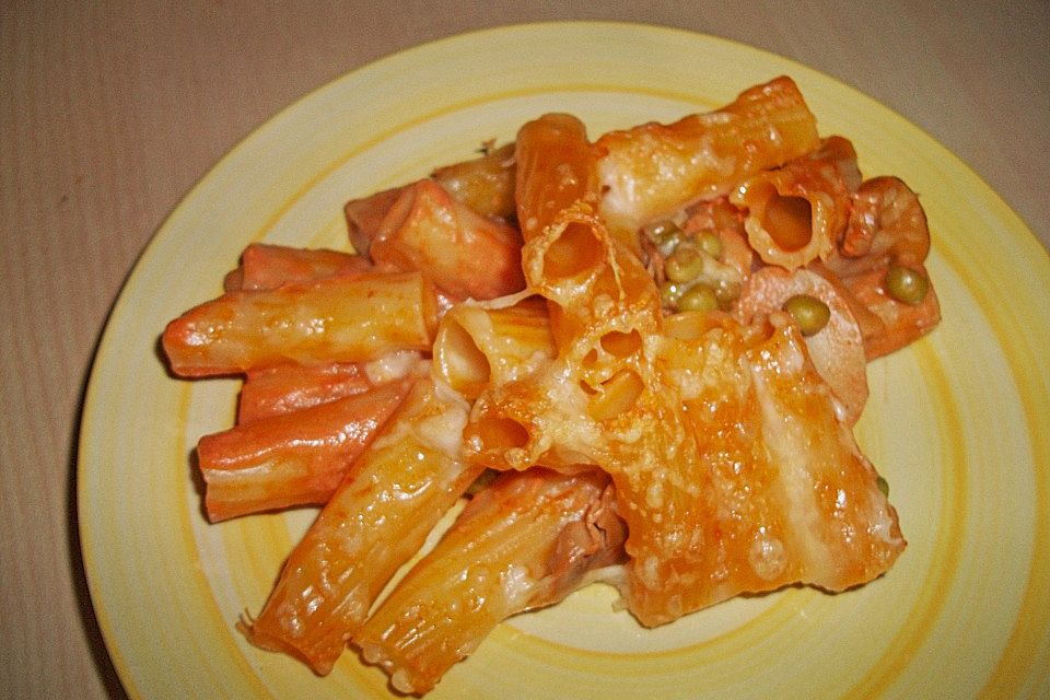 Überbackene Rigatoni