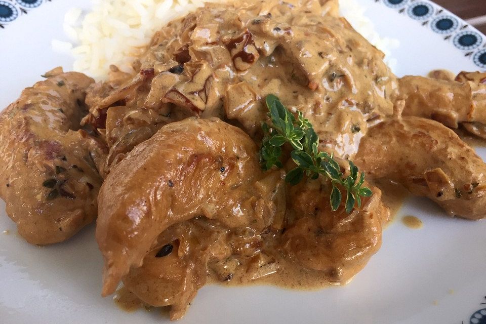 Hühnerfilet mit getrockneten Tomaten