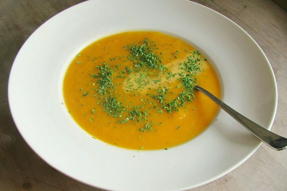 Butternut - Kartoffel - Cremesuppe