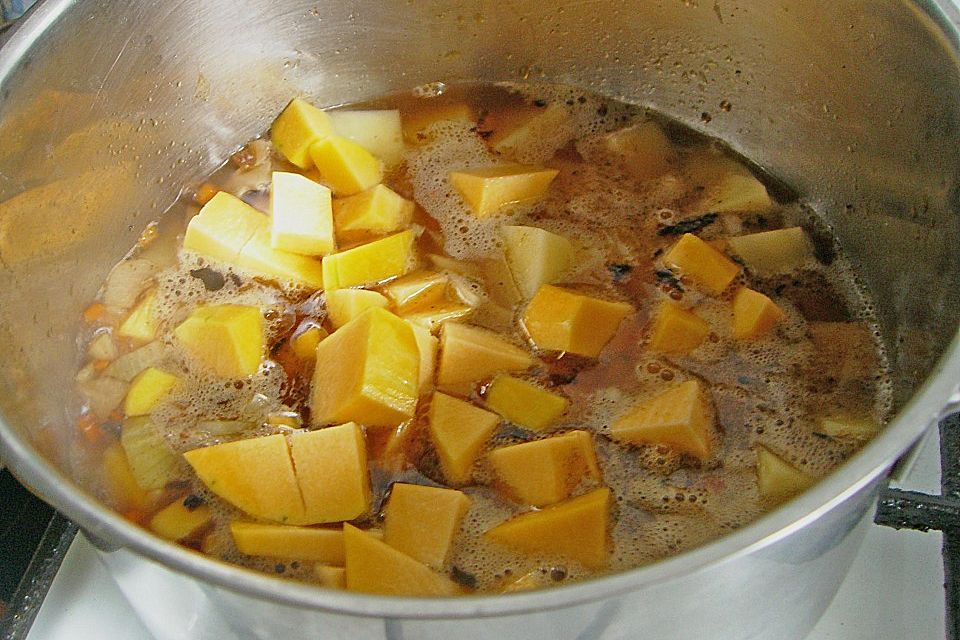 Butternut - Kartoffel - Cremesuppe