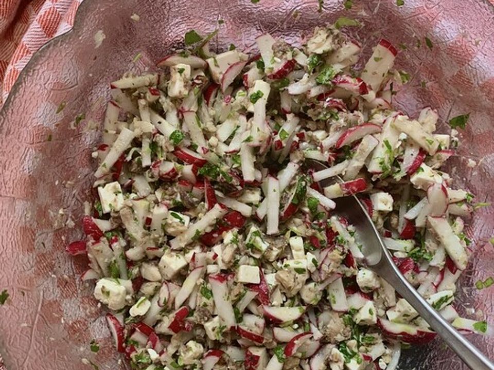 Radieschen-Sardinen-Salat von pro-vit| Chefkoch
