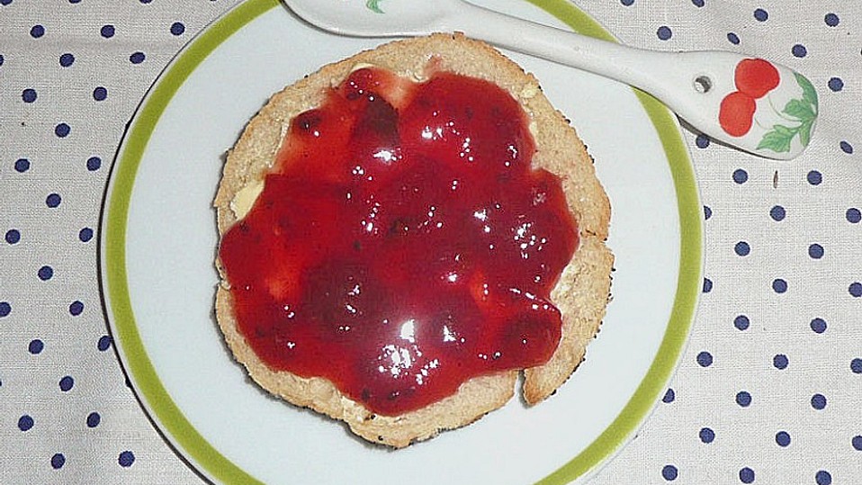 Rote Stachelbeermarmelade mit Minze von pyroxene