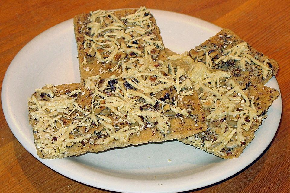 Knäckebrot mit Kürbiskernen