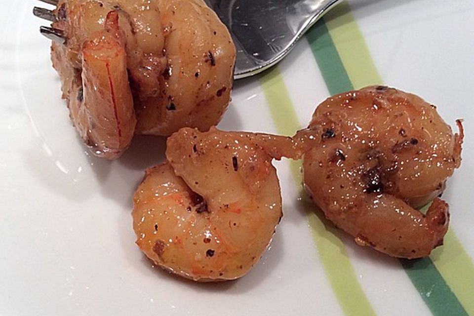 Shrimps in Knoblauchsauce Shrimps in Knoblauchsauce