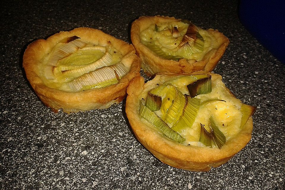 Mini - Lauch - Quiche glutenfrei