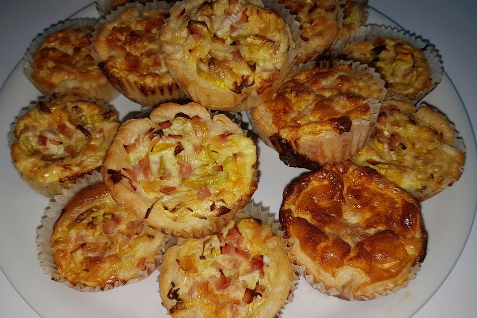 Mini - Lauch - Quiche glutenfrei