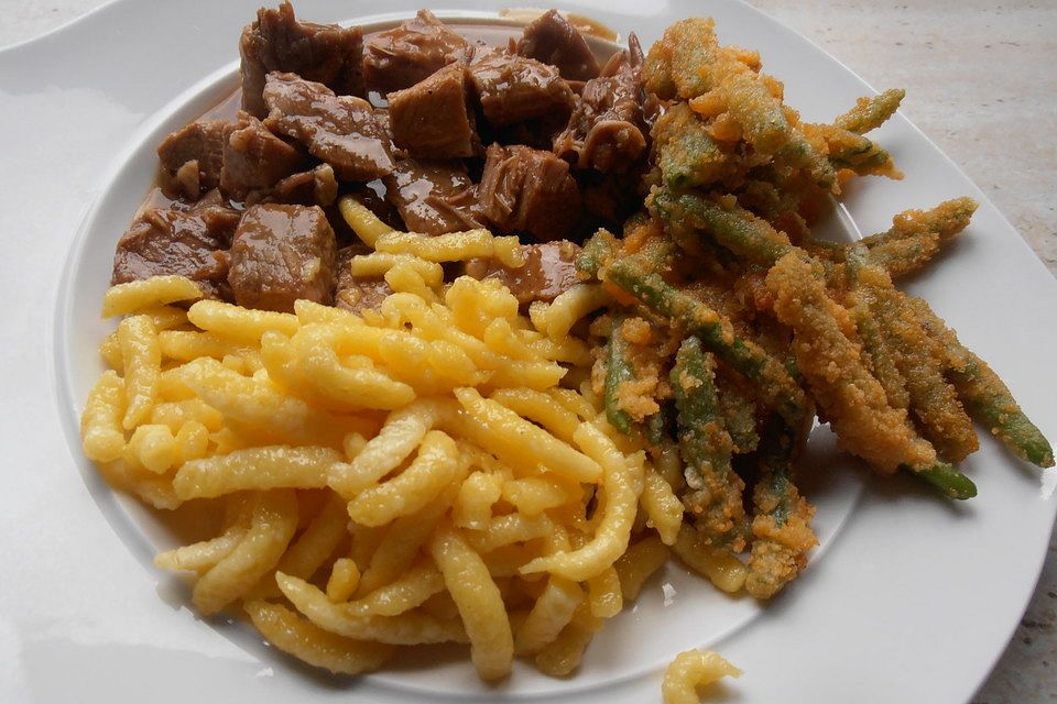 Wildschweingulasch