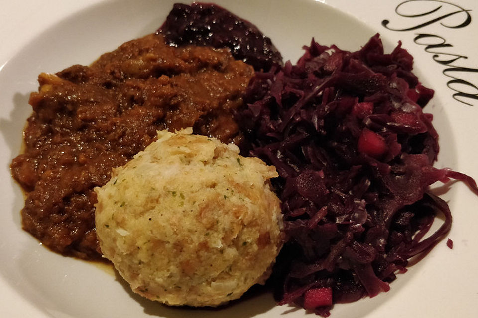 Wildschweingulasch