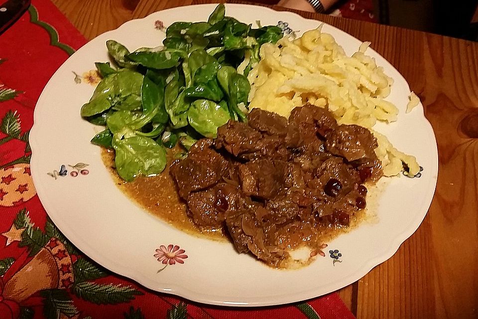 Wildschweingulasch