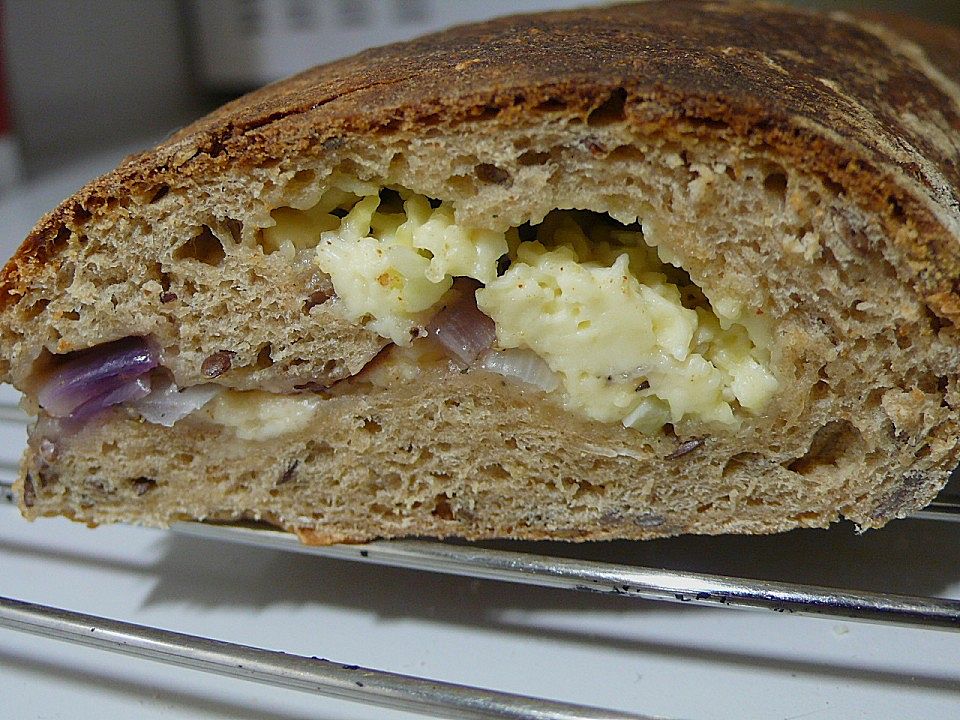 Gefülltes Kräuter - Schafskäse - Brot von Heelin | Chefkoch