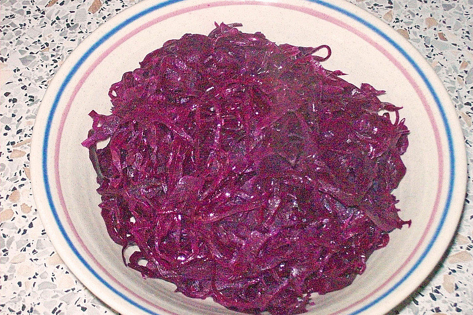 Apfelrotkohl