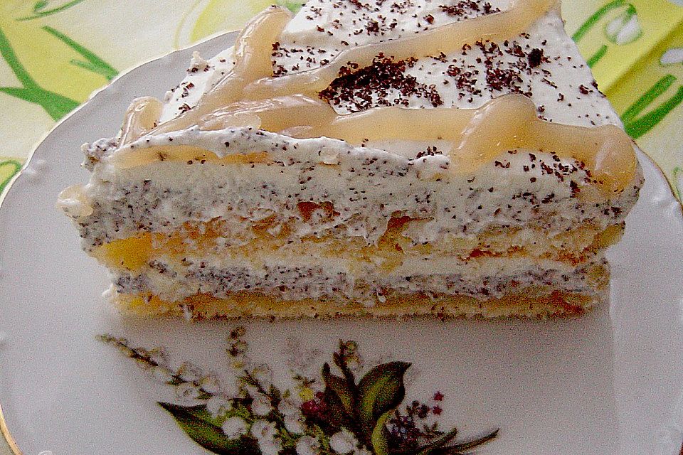 Apfel - Mohn - Torte