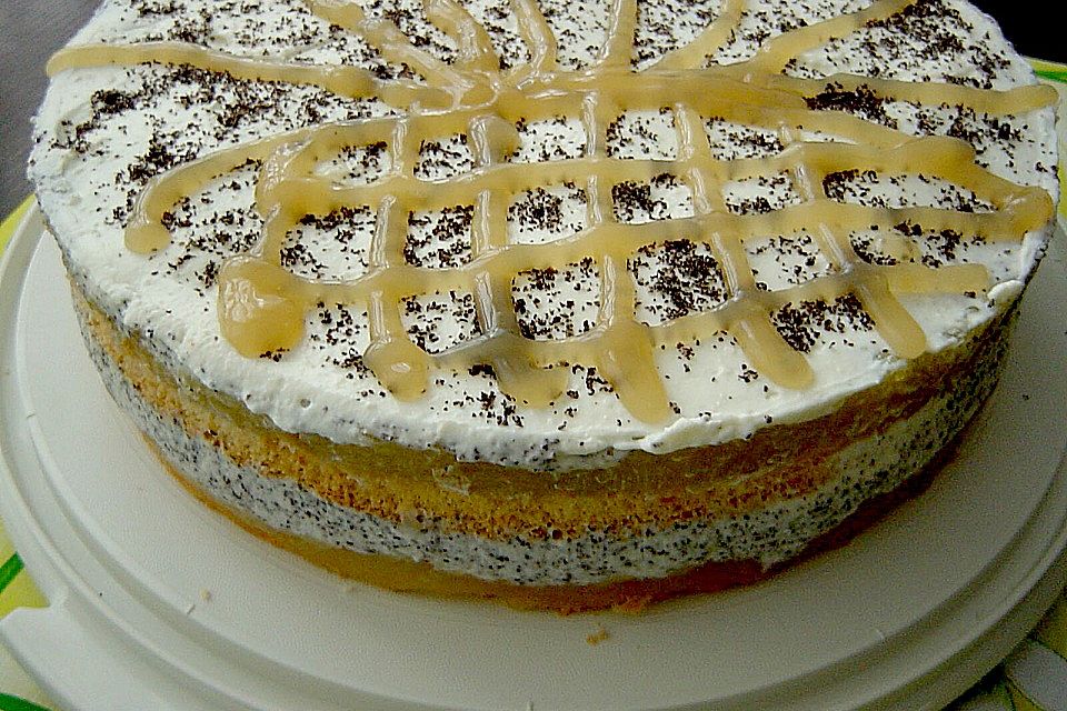 Apfel - Mohn - Torte