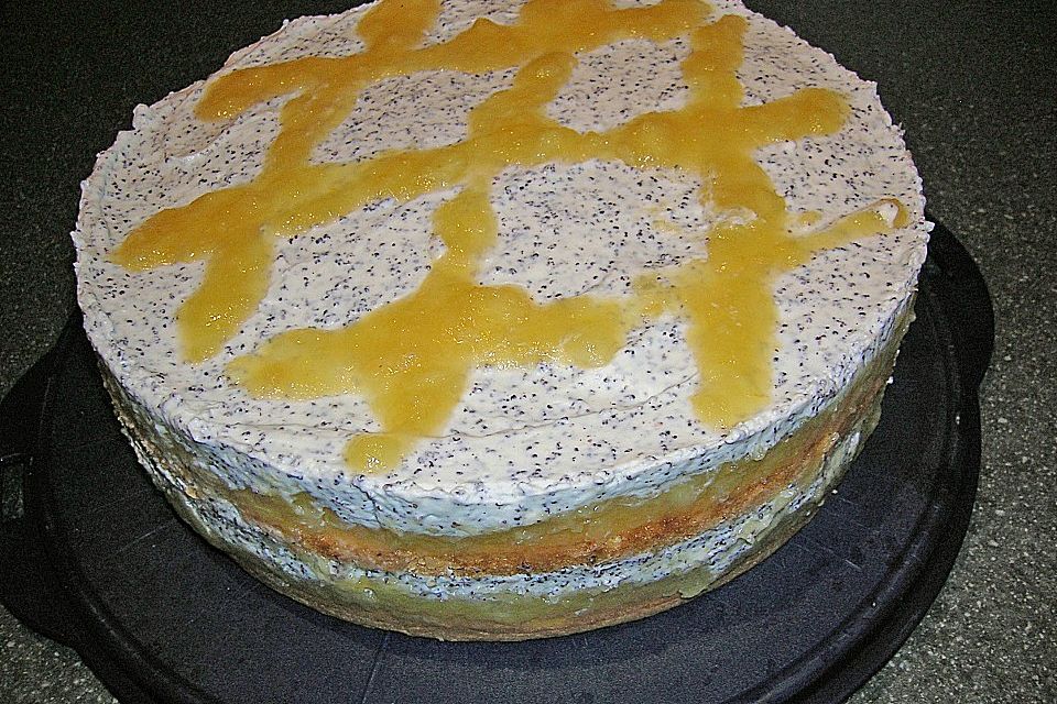 Apfel - Mohn - Torte