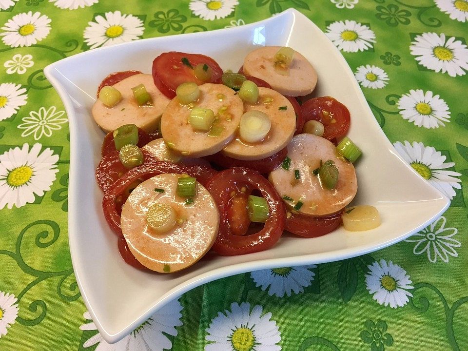 Tomaten - Fleischwurst - Salat von TinaMaus84 | Chefkoch