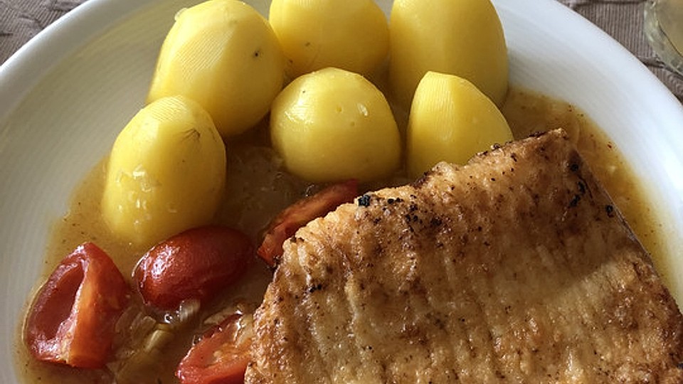 Steinbeisserfilet In Zitronensosse Von Jutta 01 Chefkoch 