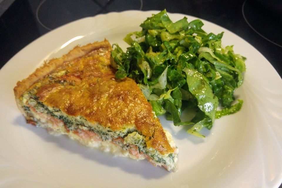 Lachs-Quiche