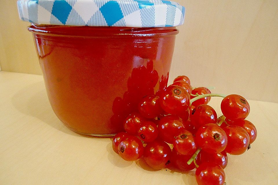 Rote Johannisbeeren - Bananen - Marmelade