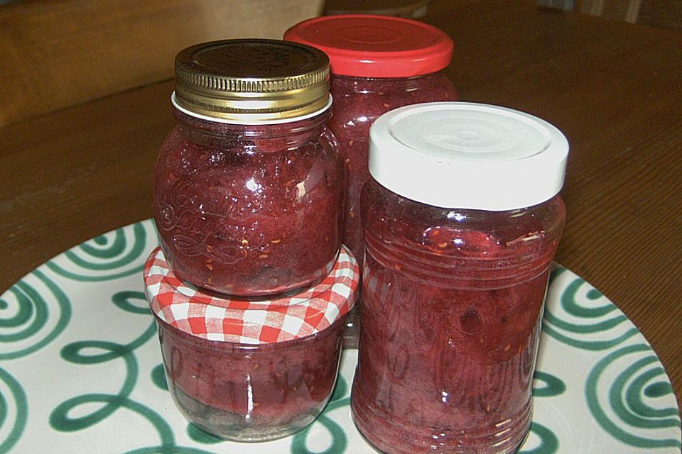 Rote Johannisbeeren - Bananen - Marmelade