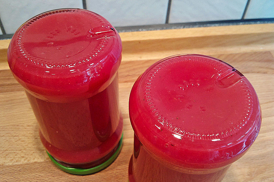 Rote Johannisbeeren - Bananen - Marmelade