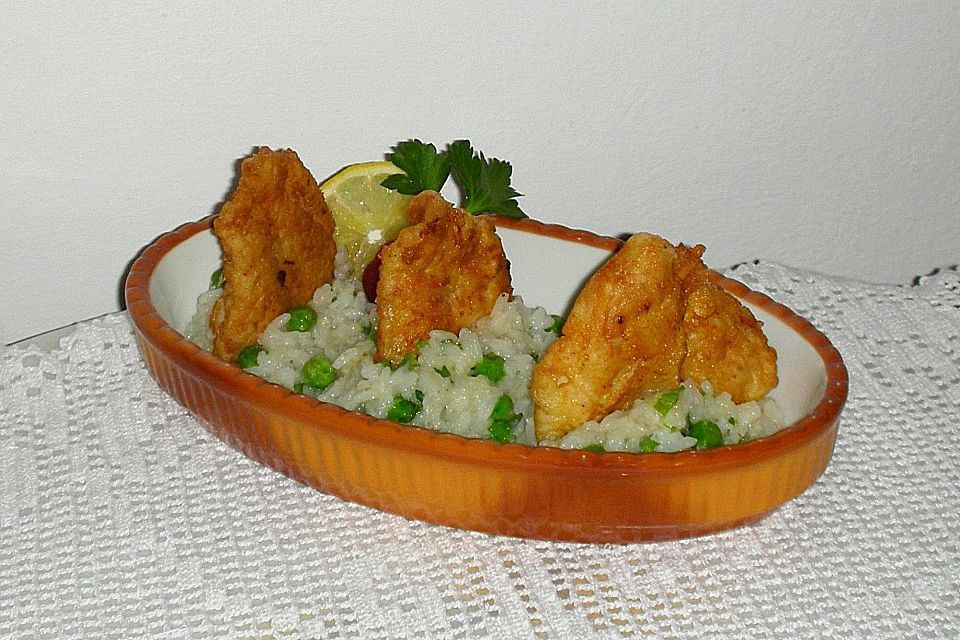 Überbackenes Fischfilet