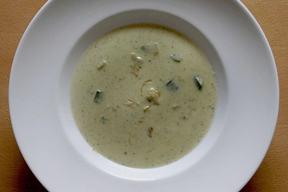 Zucchinicremesuppe