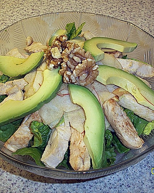 Avocado - Hähnchen Salat