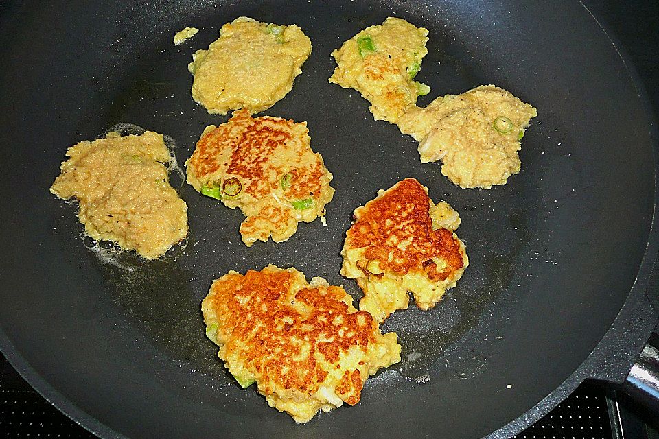 Kartoffeltaler mit Räucherlachs