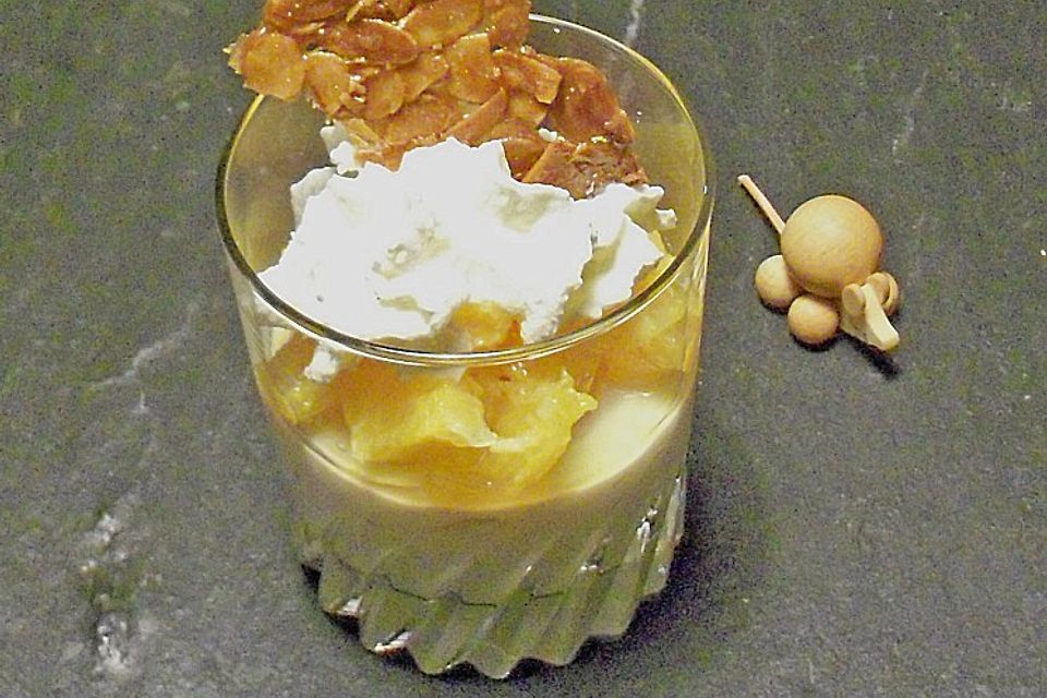 Joghurt - Mousse mit weißer Schokolade