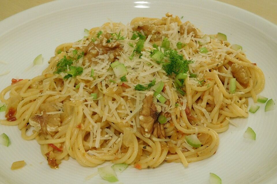 Tomaten - Fenchel - Spaghetti