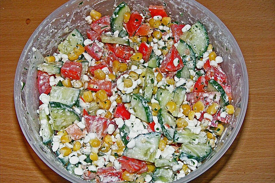 Hüttenkäse - Salat