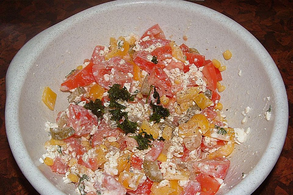 Hüttenkäse - Salat