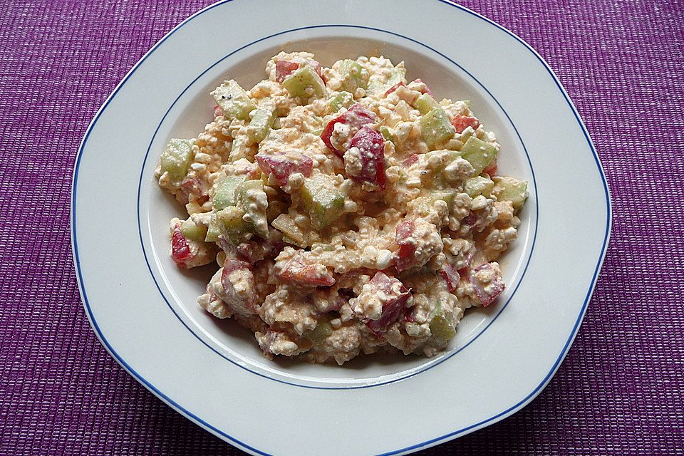 Hüttenkäse - Salat