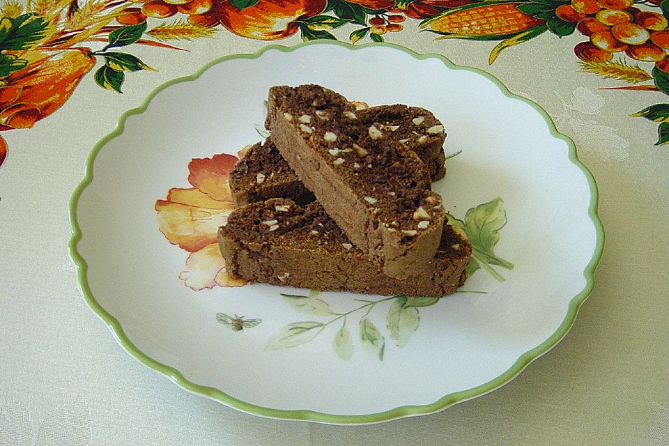 Biscotti mit Haselnüssen und Chocolate