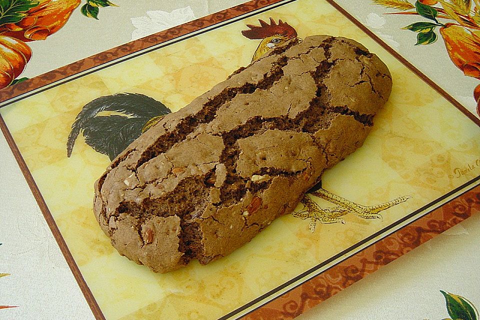 Biscotti mit Haselnüssen und Chocolate