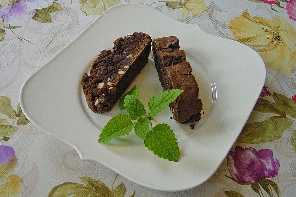 Biscotti mit Haselnüssen und Chocolate