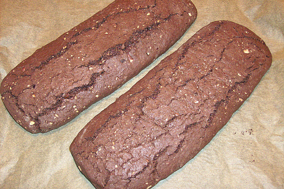 Biscotti mit Haselnüssen und Chocolate