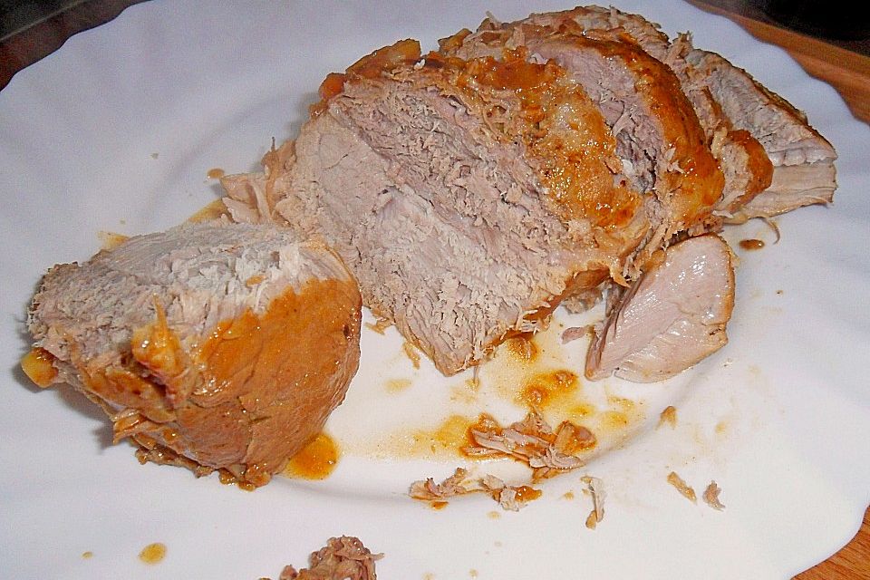 Winterlicher Schweinebraten Winterlicher Schweinebraten