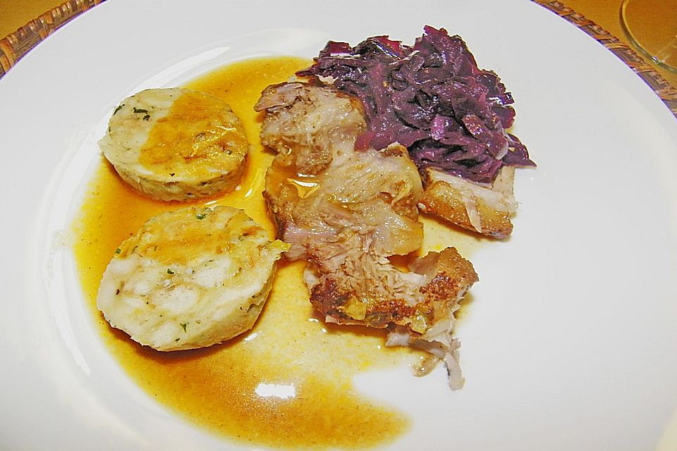 Winterlicher Schweinebraten Winterlicher Schweinebraten