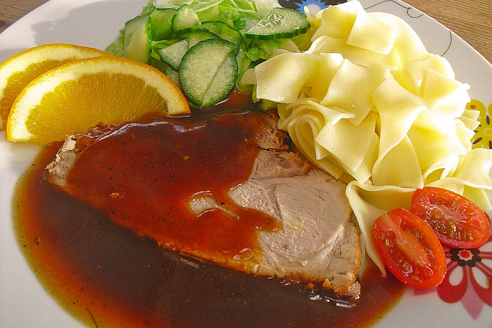 Winterlicher Schweinebraten Winterlicher Schweinebraten