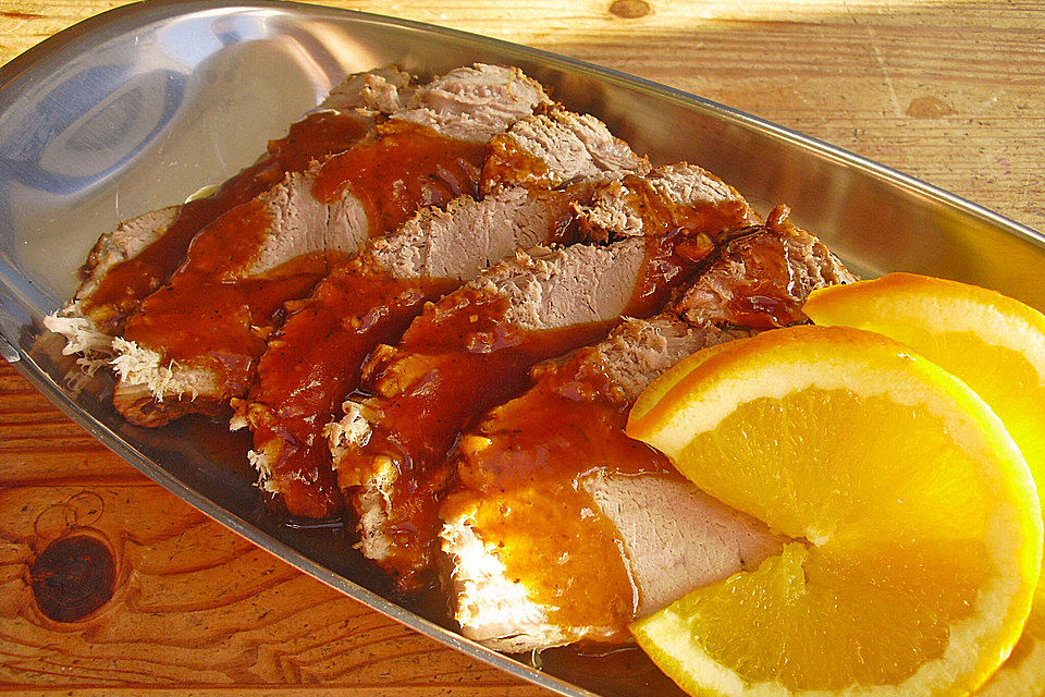 Winterlicher Schweinebraten Winterlicher Schweinebraten